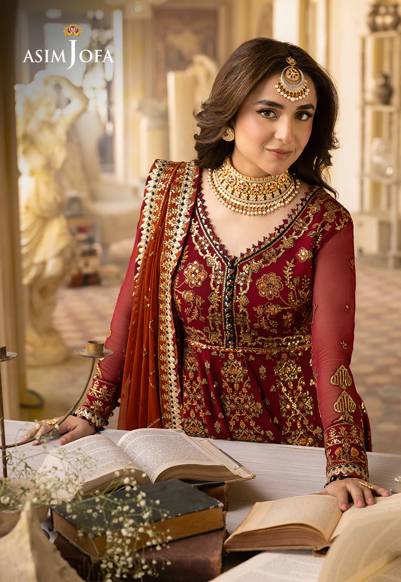 AJNB-10 EMBROIDERED CHIFFON 3 PCS - Image 10
