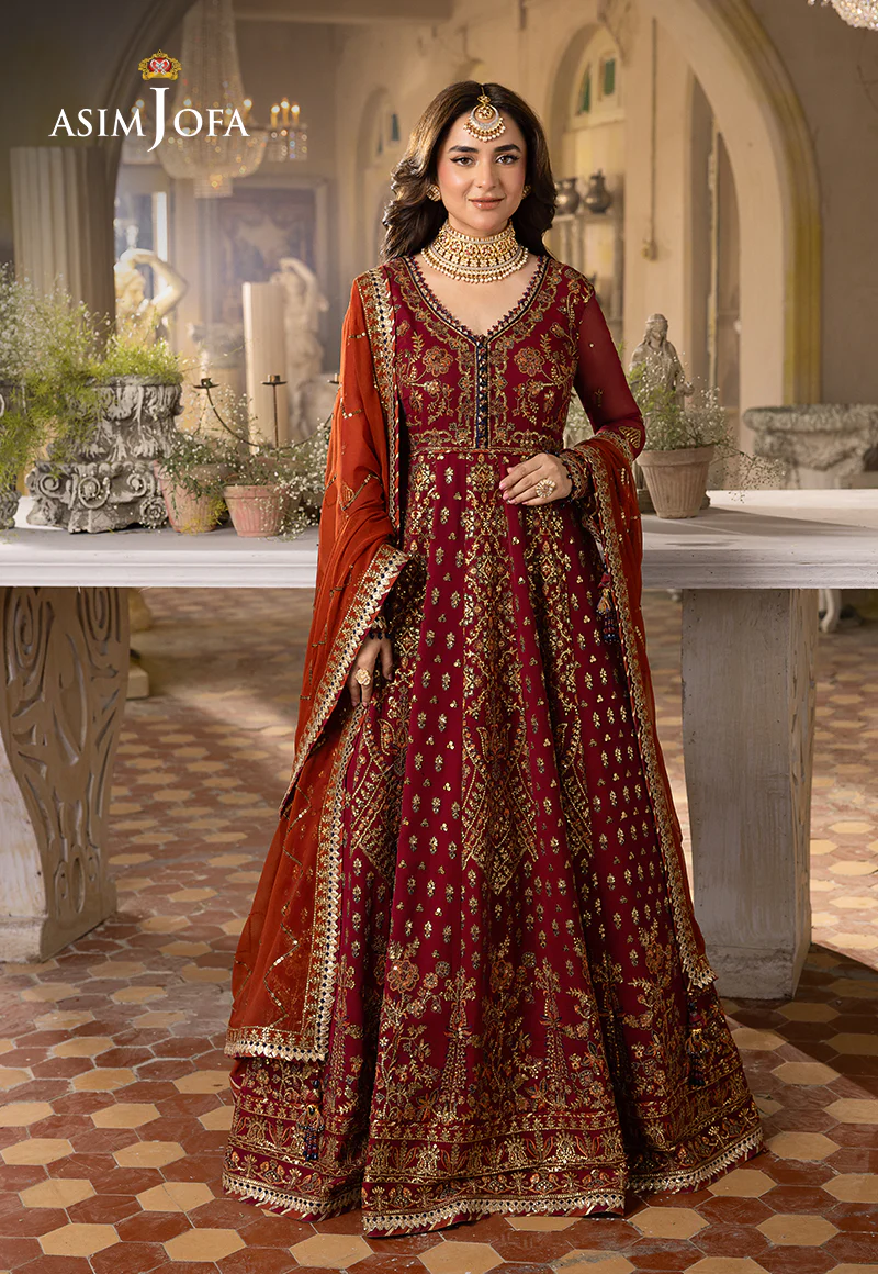 AJNB-10 EMBROIDERED CHIFFON 3 PCS - Image 5