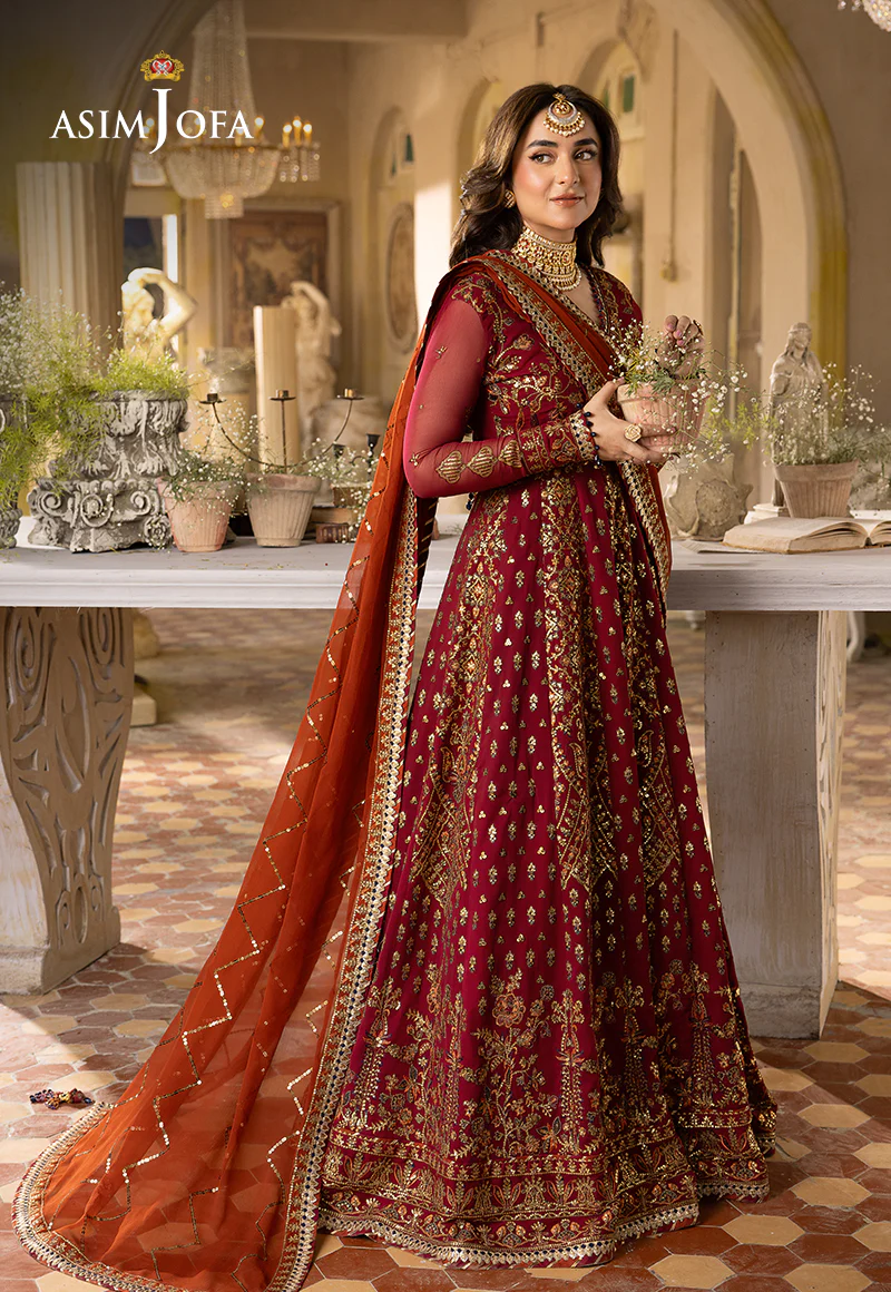 AJNB-10 EMBROIDERED CHIFFON 3 PCS - Image 7