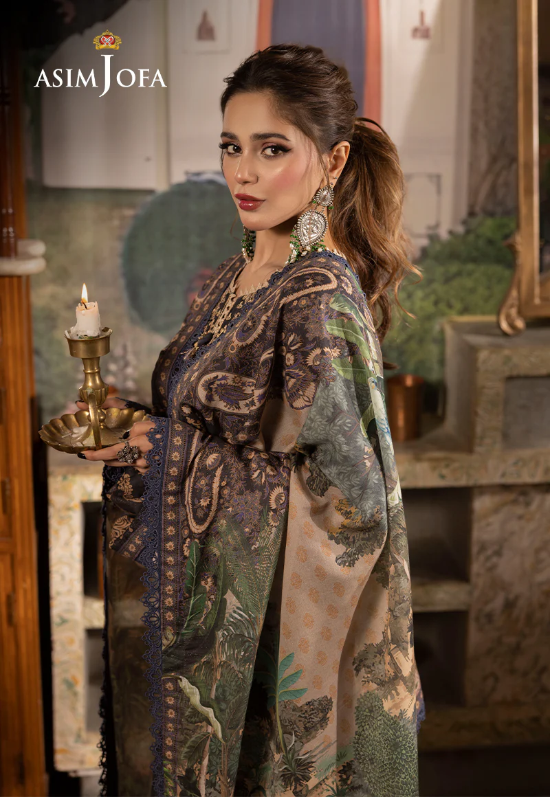 AJNR-03 EMBROIDERED CAMBRIC 3 PCS - Image 5