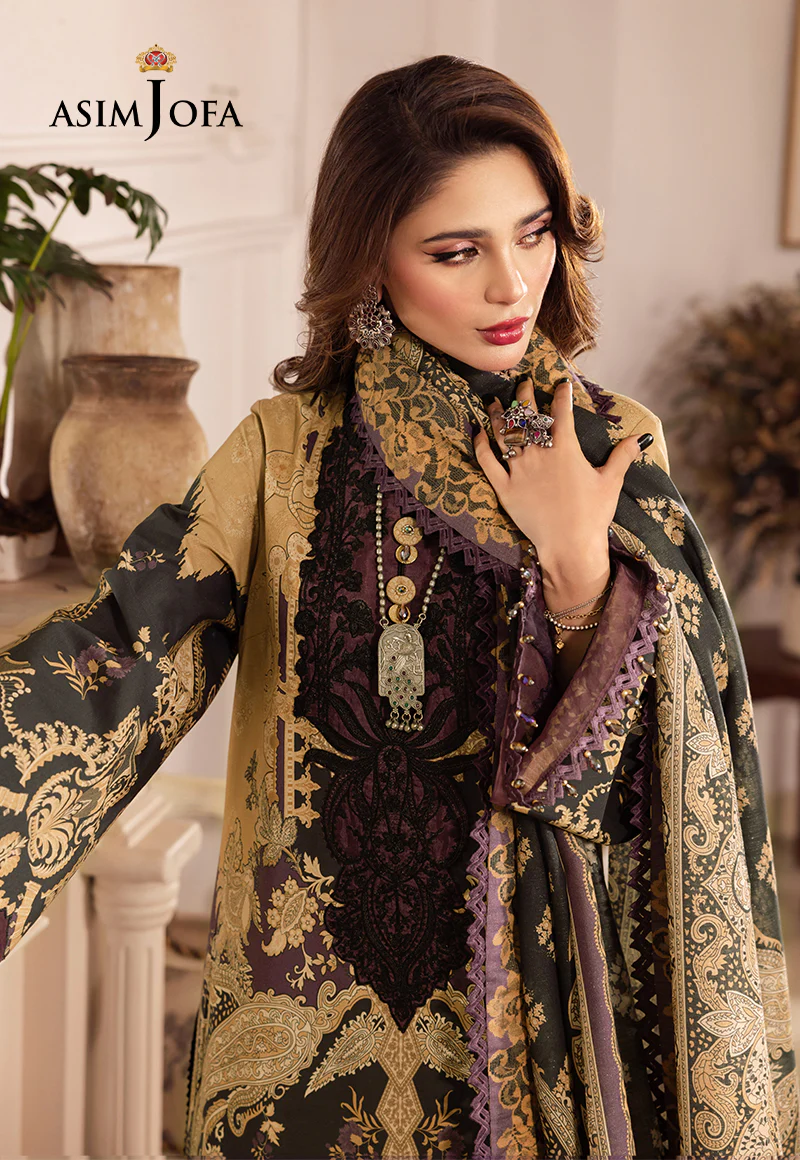 AJNR-09 EMBROIDERED CAMBRIC 3 PCS - Image 10