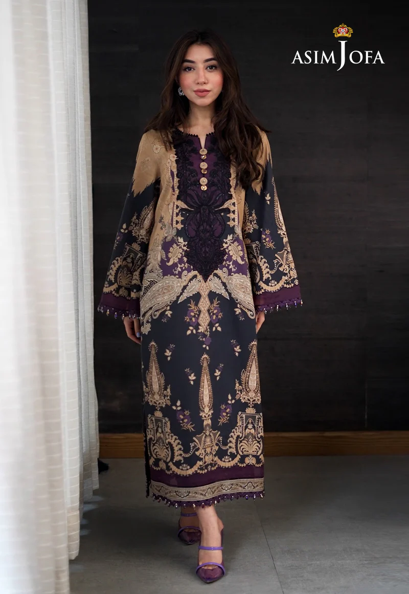 AJNR-09 EMBROIDERED CAMBRIC 3 PCS - Image 11