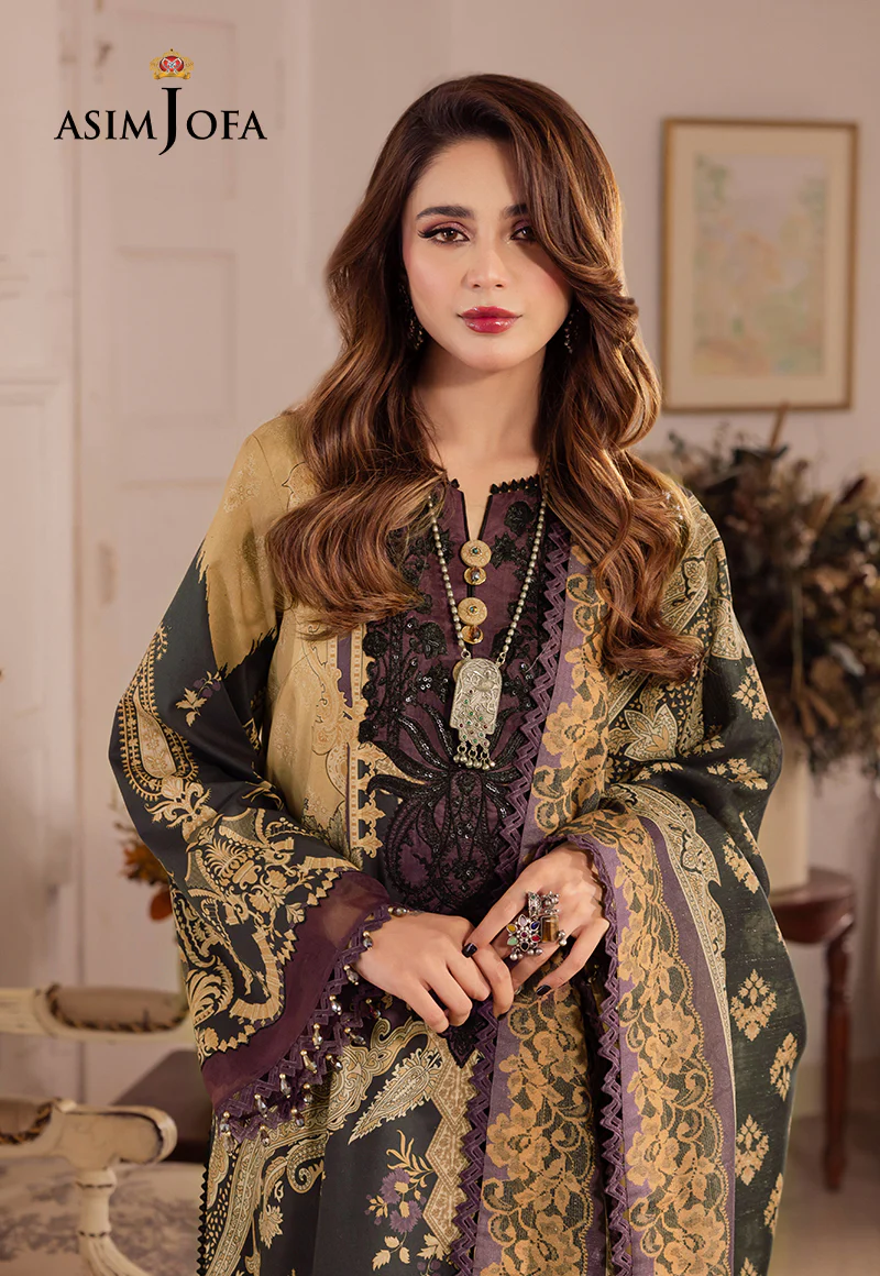 AJNR-09 EMBROIDERED CAMBRIC 3 PCS - Image 6