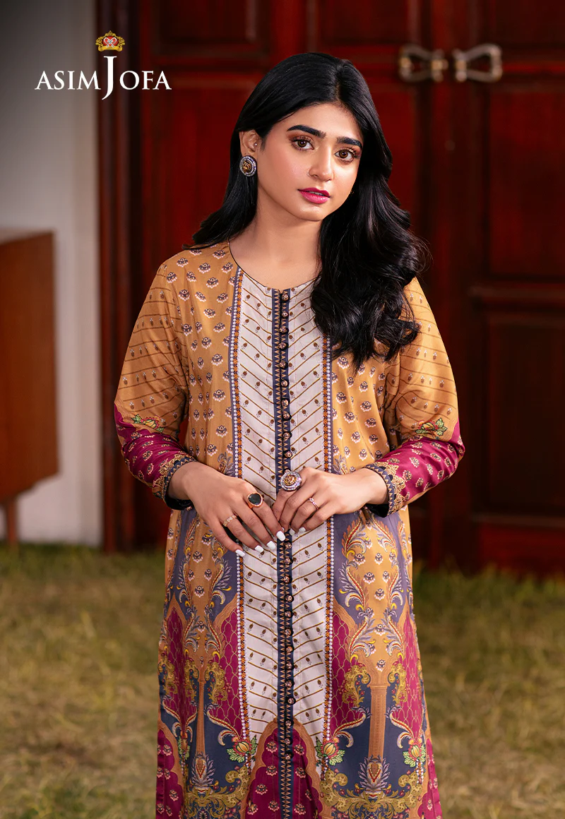 AJOD-04 PRINTED LAWN SILK 1 PC - Image 5