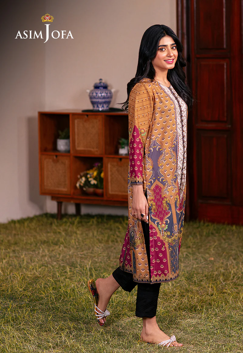 AJOD-04 PRINTED LAWN SILK 1 PC - Image 7