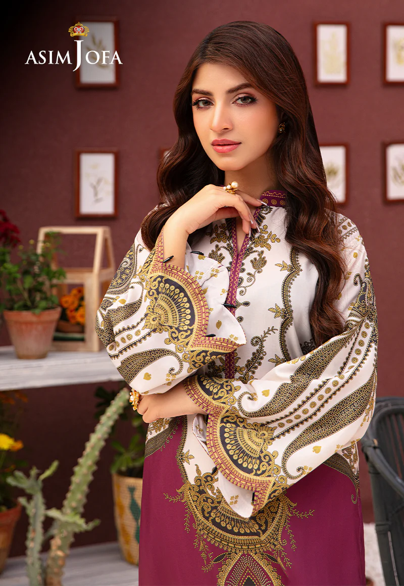AJOD-05 PRINTED LAWN SILK 1 PC - Image 3
