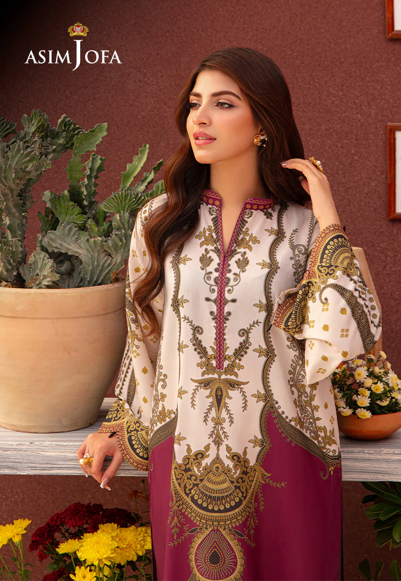 AJOD-05 PRINTED LAWN SILK 1 PC - Image 4