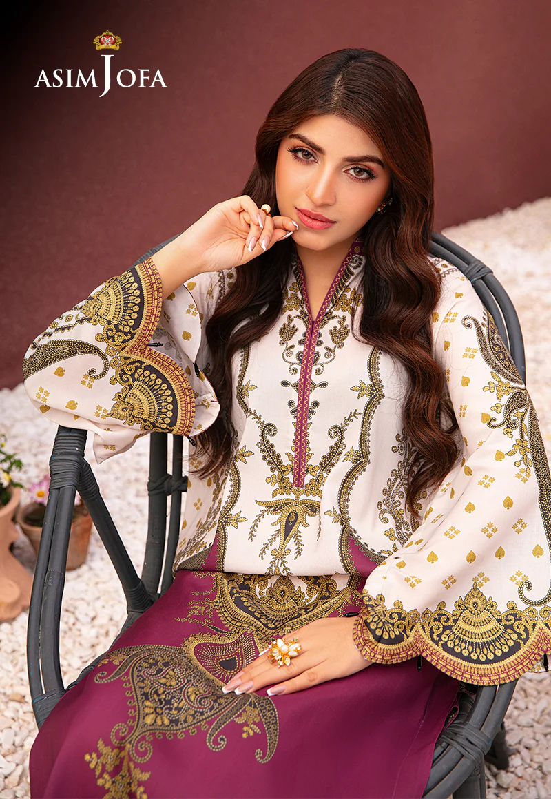 AJOD-05 PRINTED LAWN SILK 1 PC - Image 8