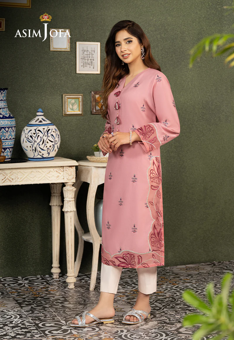 AJOD-08 EMBROIDERED SWISS LAWN 1 PC - Image 3