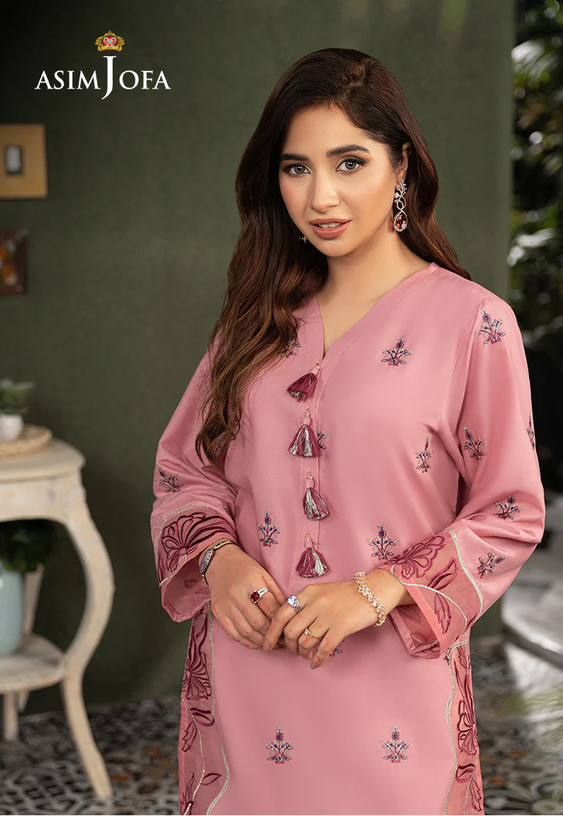 AJOD-08 EMBROIDERED SWISS LAWN 1 PC - Image 6