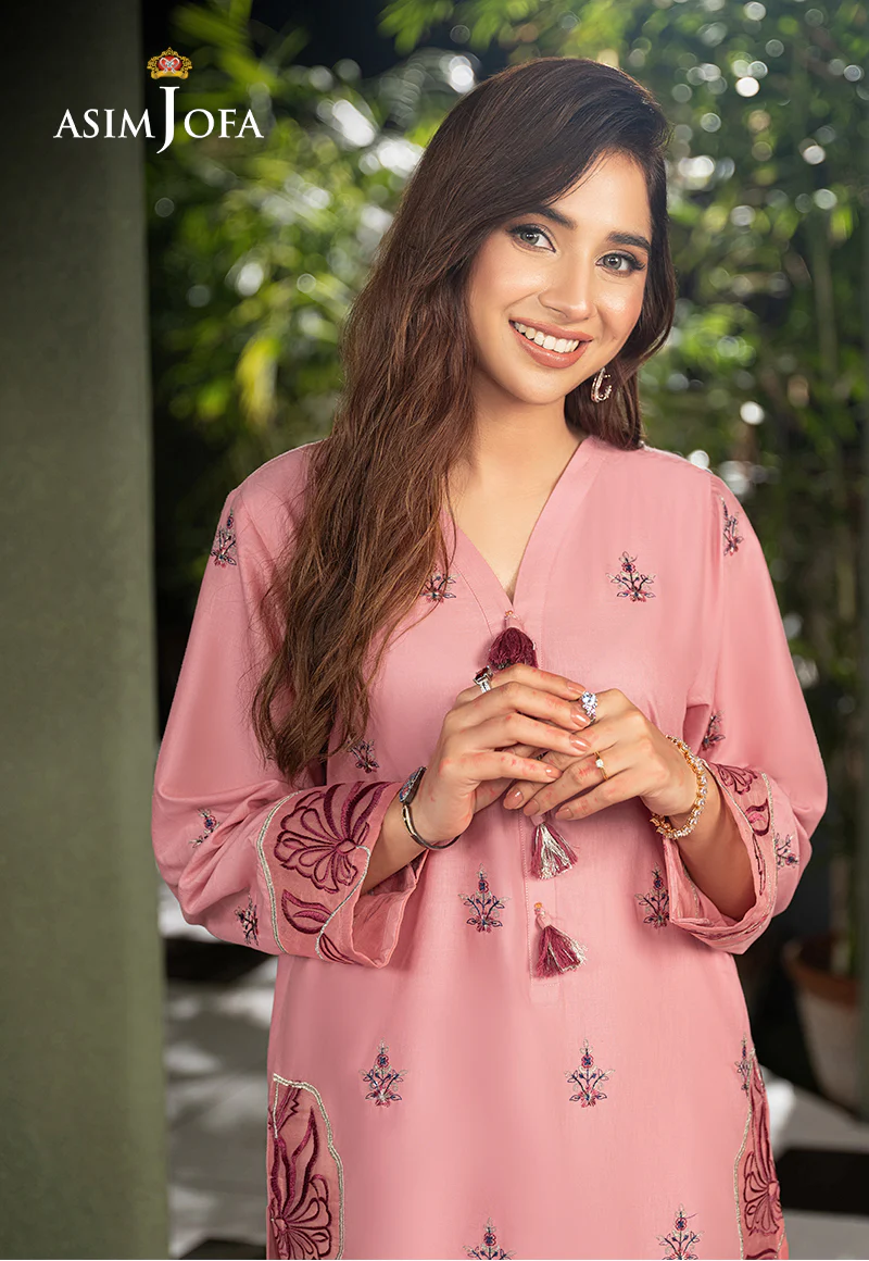 AJOD-08 EMBROIDERED SWISS LAWN 1 PC - Image 7