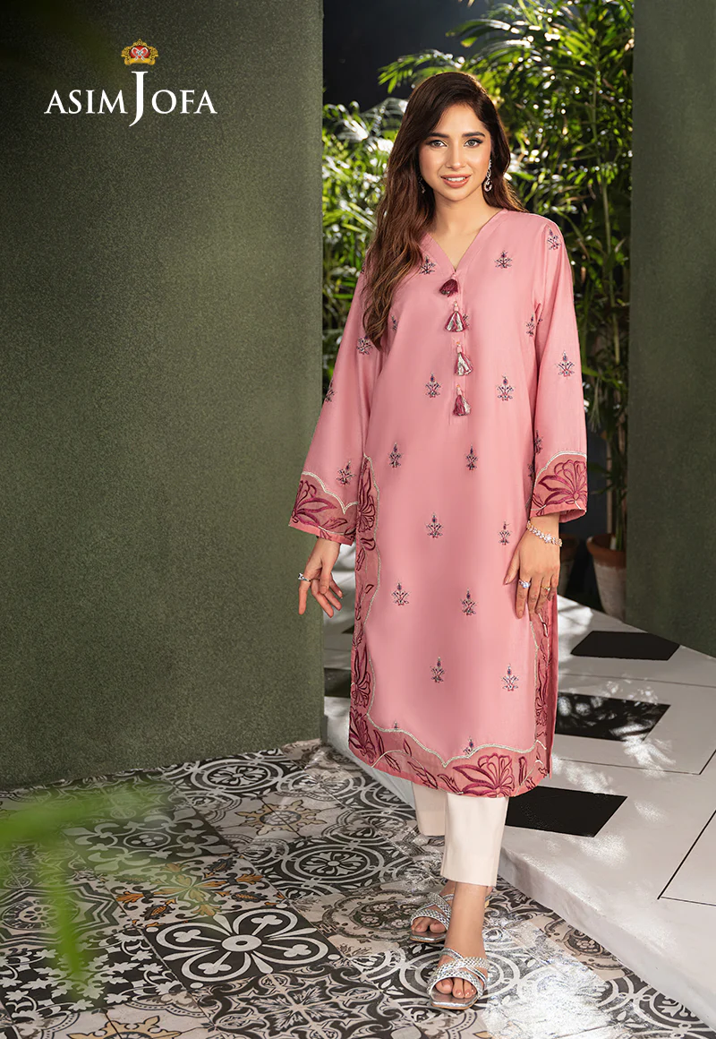 AJOD-08 EMBROIDERED SWISS LAWN 1 PC - Image 8