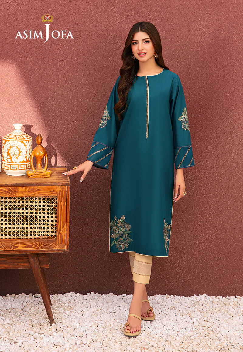AJOD-10 EMBROIDERED SWISS LAWN 1 PC