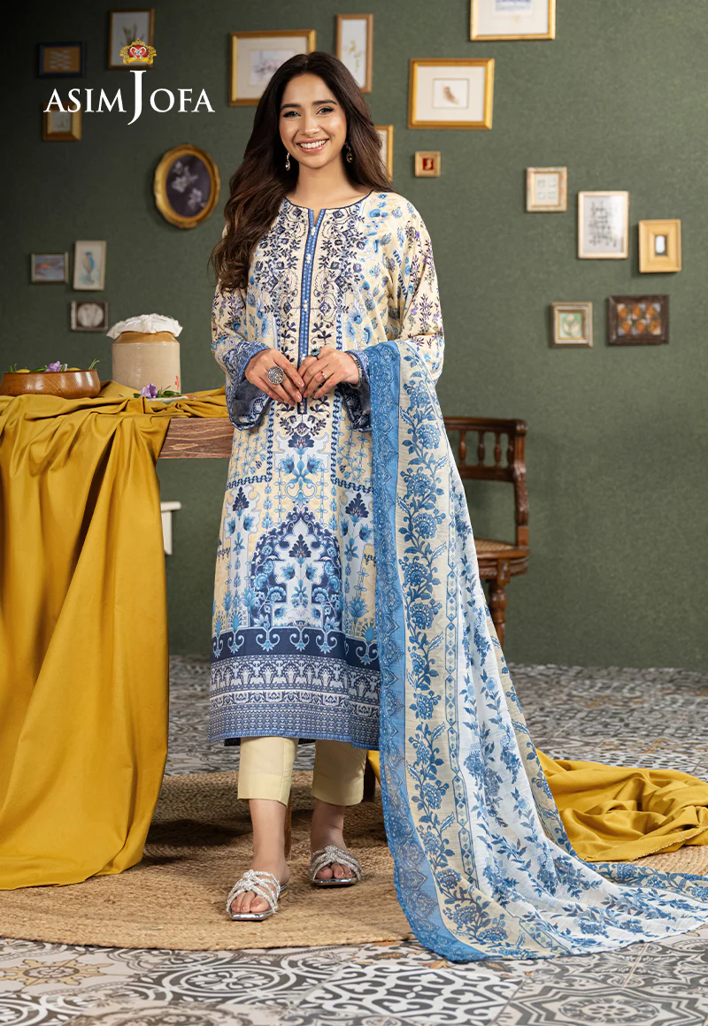 AJOD-26 PRINTED SWISS LAWN 3 PCS - Image 3