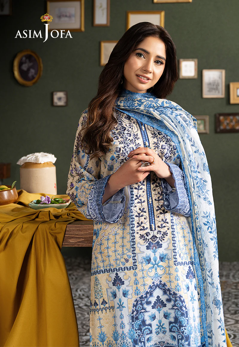 AJOD-26 PRINTED SWISS LAWN 3 PCS - Image 6