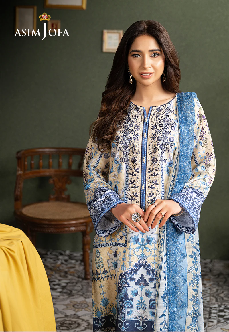 AJOD-26 PRINTED SWISS LAWN 3 PCS - Image 7