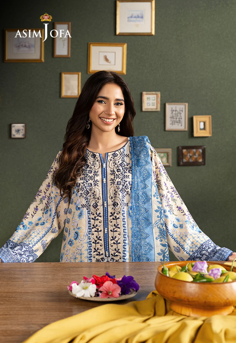 AJOD-26 PRINTED SWISS LAWN 3 PCS - Image 8