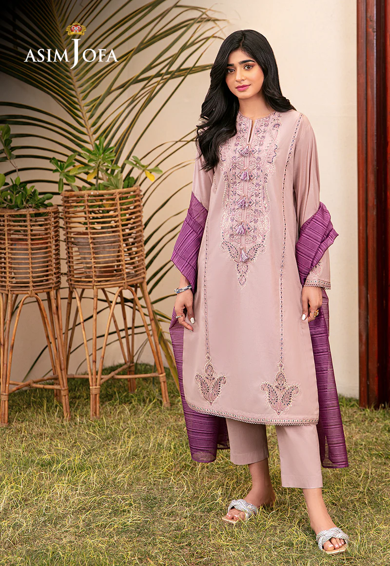 AJOD-29 EMBROIDERED CAMBRIC 3 PCS - Image 4