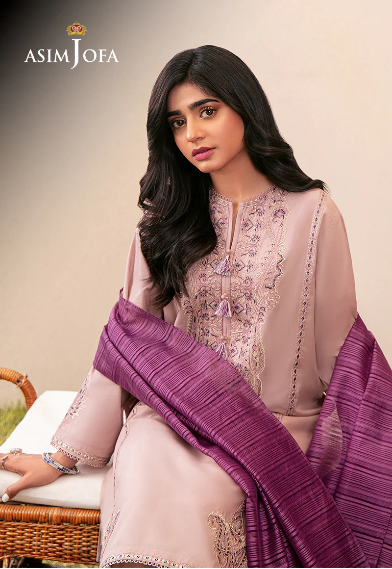 AJOD-29 EMBROIDERED CAMBRIC 3 PCS - Image 7