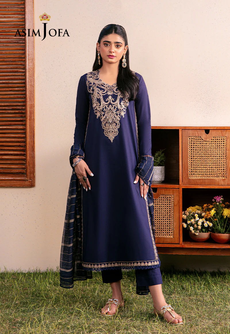 AJOD-33 EMBROIDERED CAMBRIC 3 PCS - Image 3