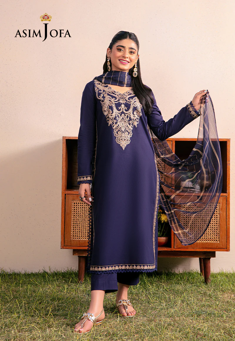 AJOD-33 EMBROIDERED CAMBRIC 3 PCS - Image 4