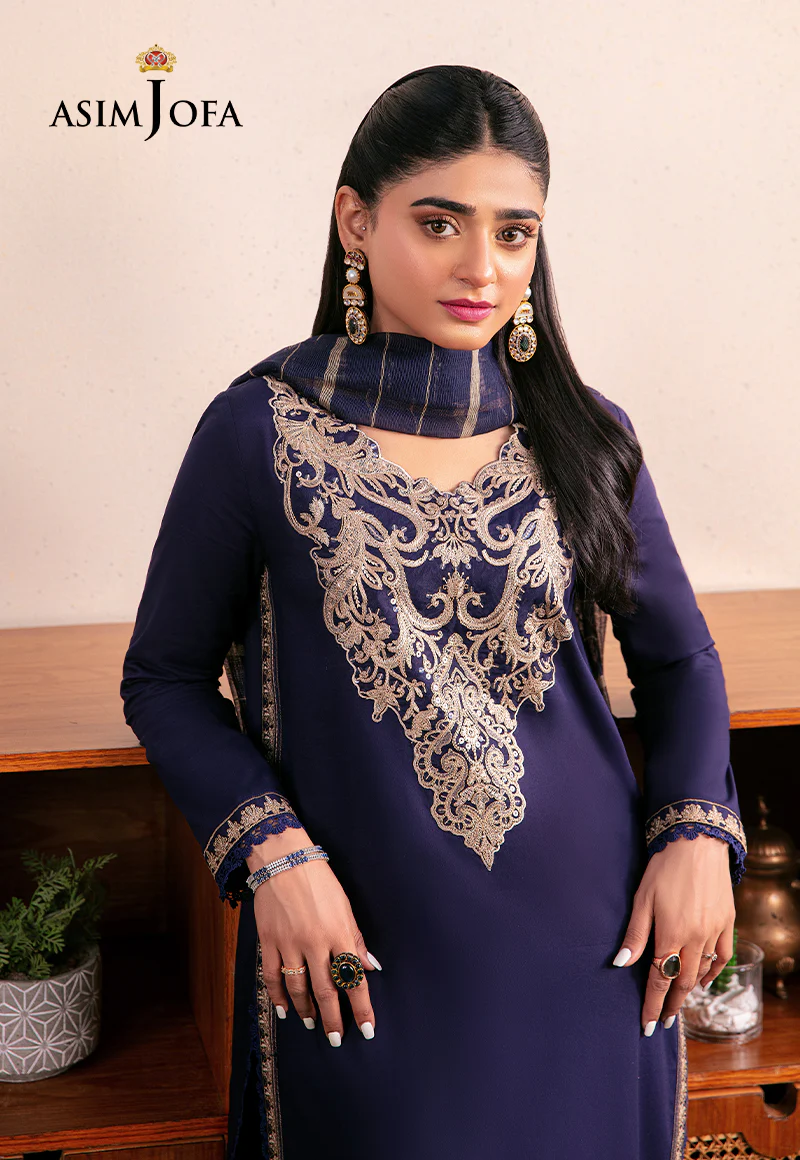 AJOD-33 EMBROIDERED CAMBRIC 3 PCS - Image 5
