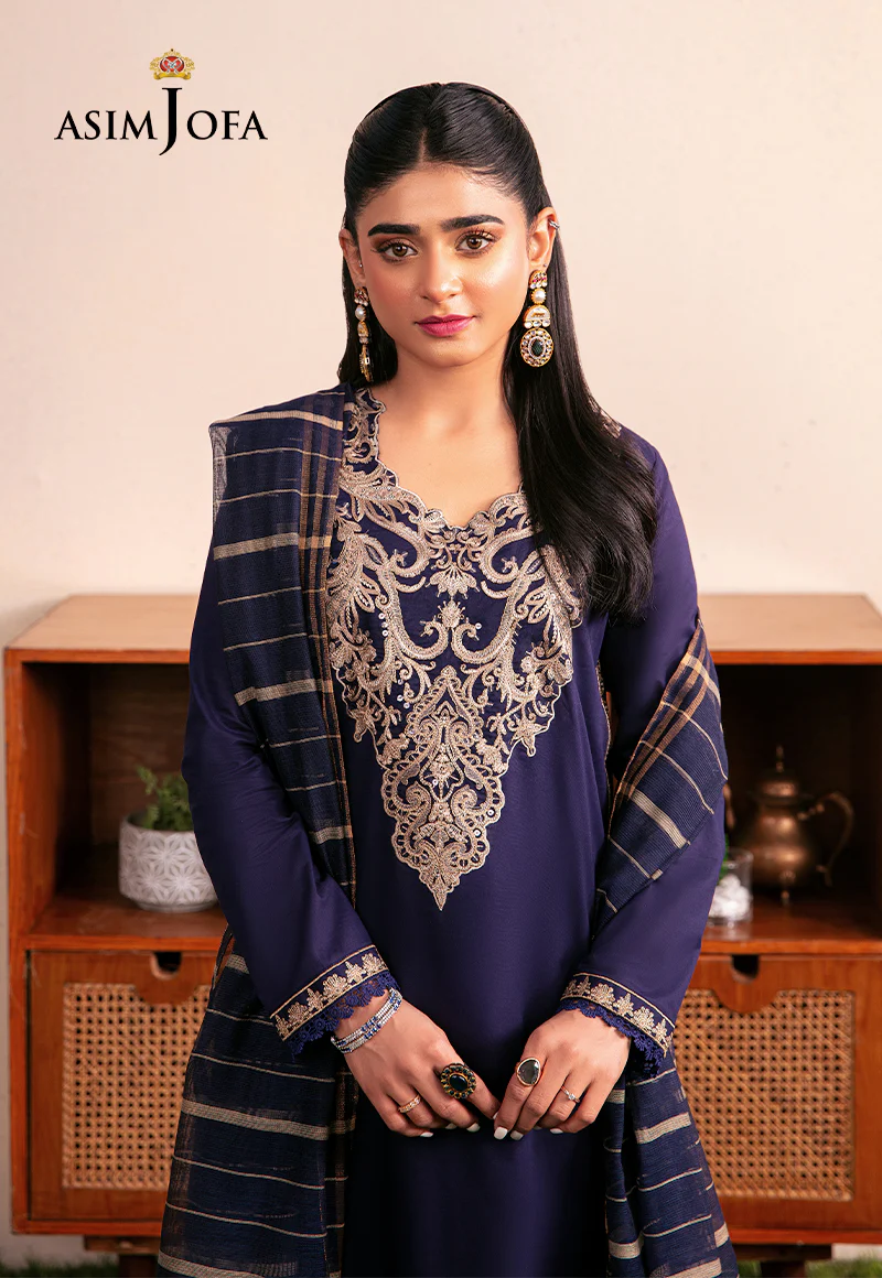 AJOD-33 EMBROIDERED CAMBRIC 3 PCS - Image 6