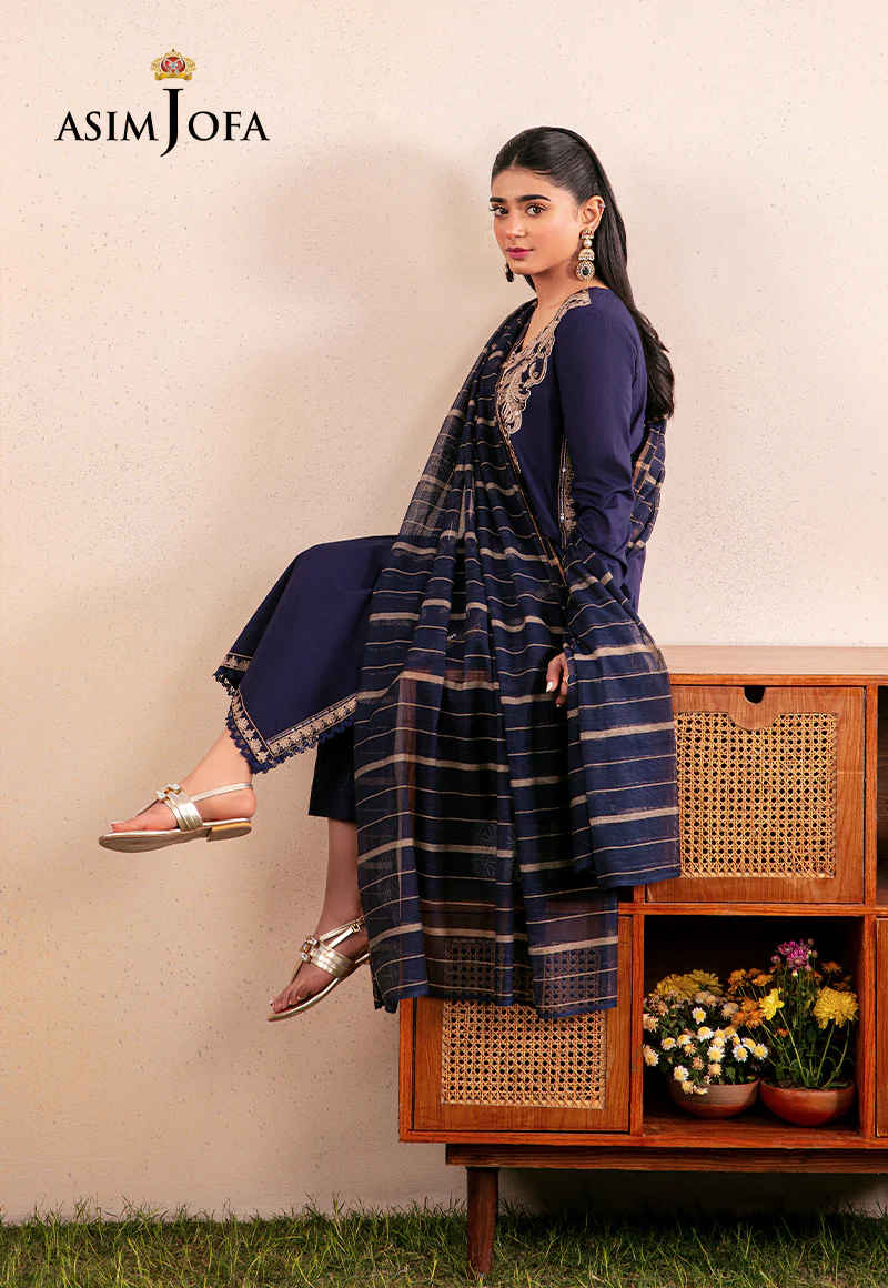 AJOD-33 EMBROIDERED CAMBRIC 3 PCS - Image 7