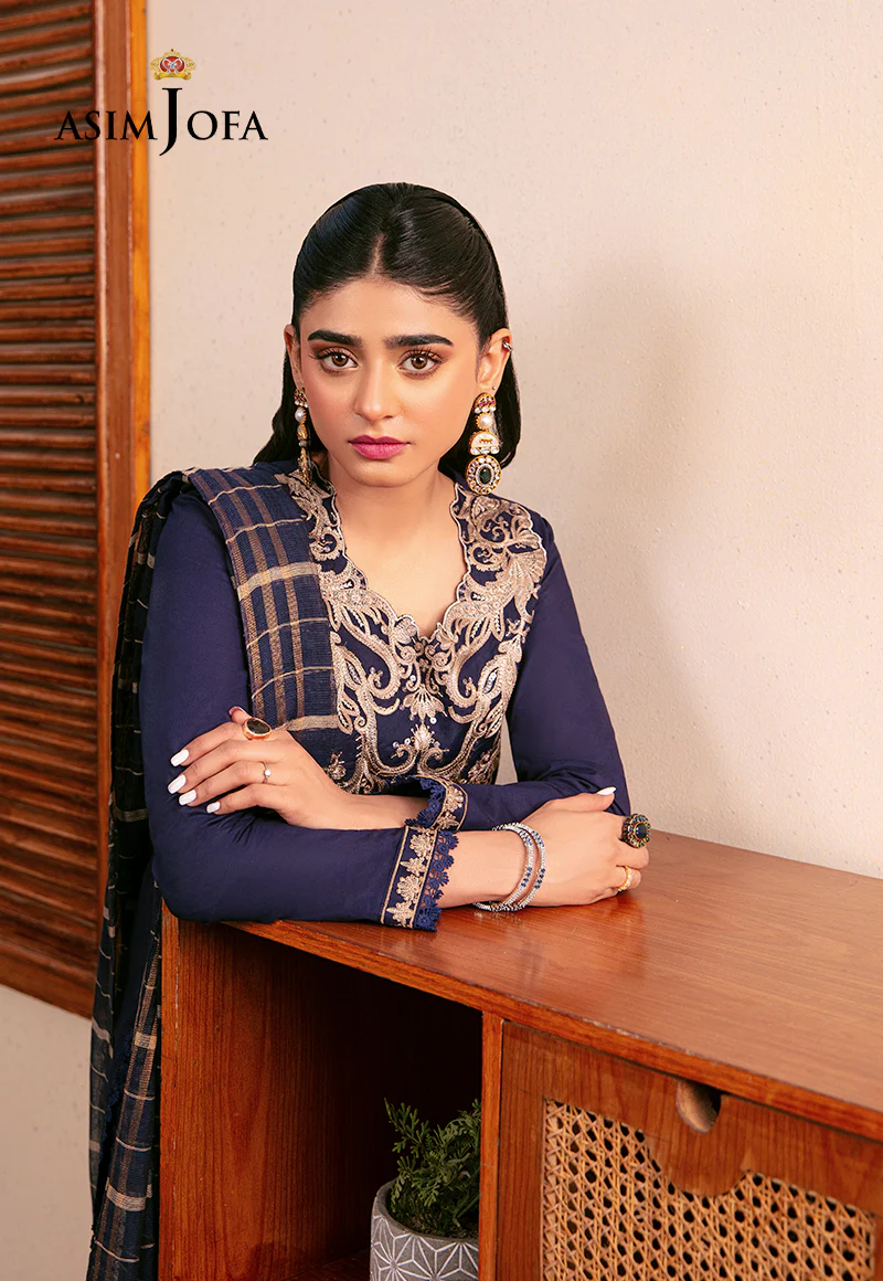 AJOD-33 EMBROIDERED CAMBRIC 3 PCS - Image 8