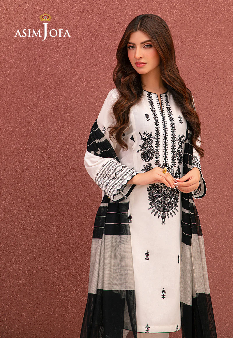 AJOD-34 EMBROIDERED CAMBRIC 3 PCS - Image 5