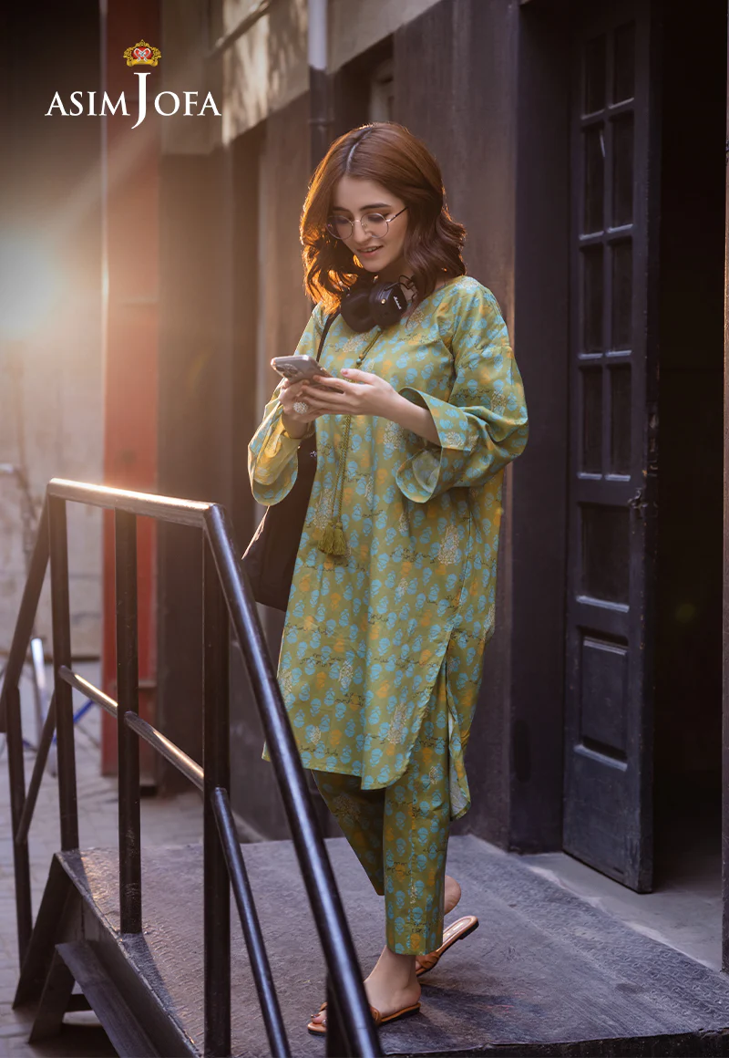AJPB-08 PRINTED LAWN 2 PCS - Image 2