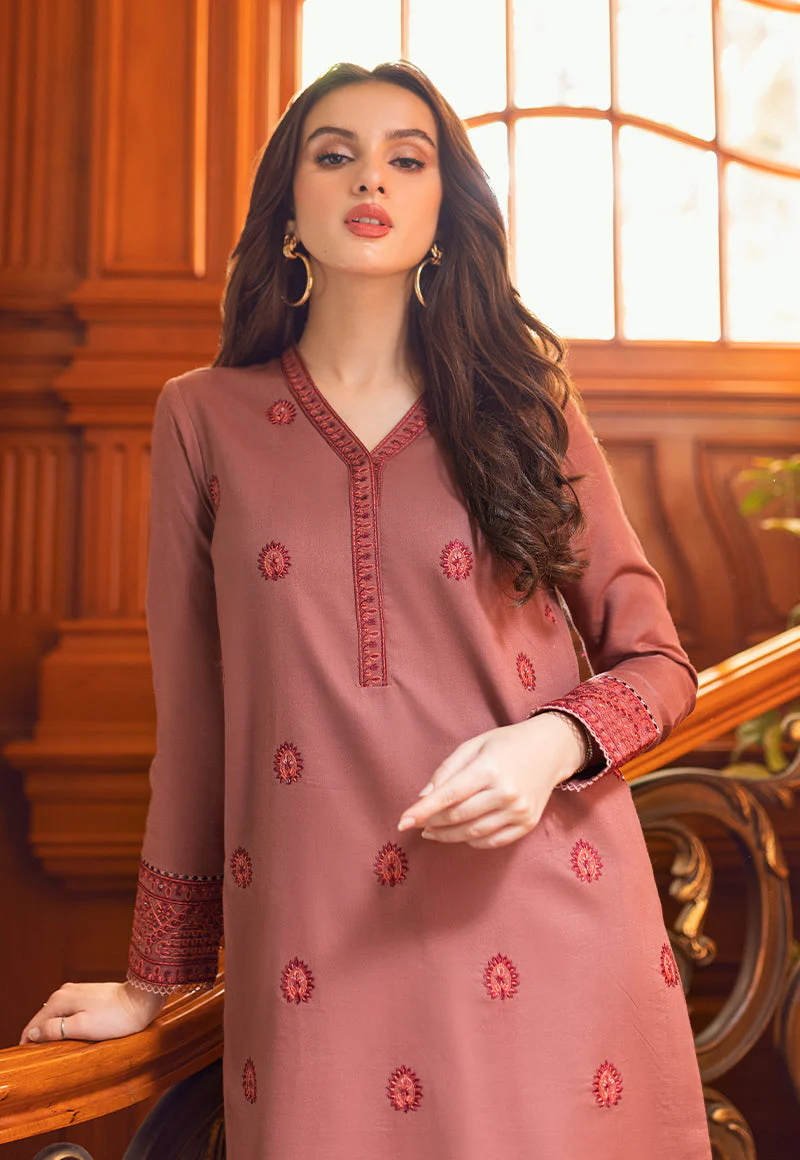 AJPD-15 EMBROIDERED CAMBRIC STITCHED 2 PCS - Image 3