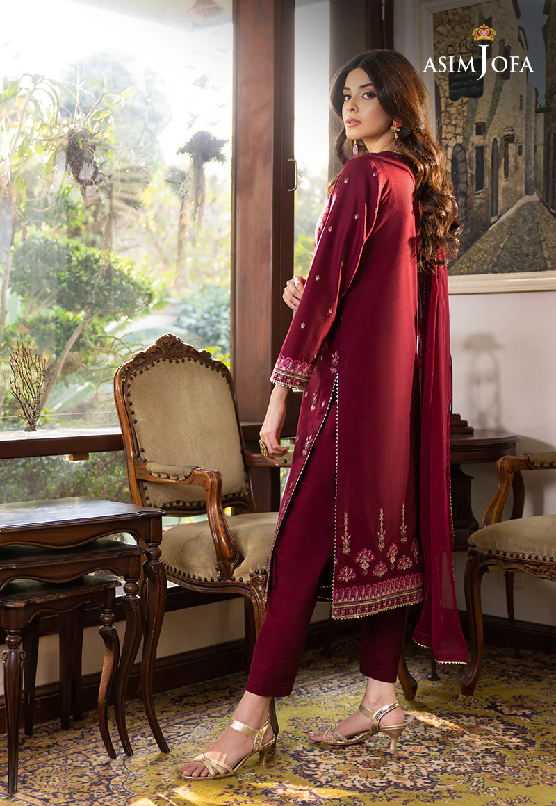 AJPE-04 (3-PC) EMBROIDERED CAMBRIC 3 PCS - Image 2