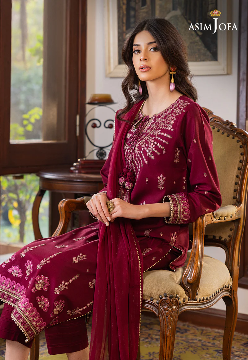 AJPE-04 (3-PC) EMBROIDERED CAMBRIC 3 PCS - Image 7