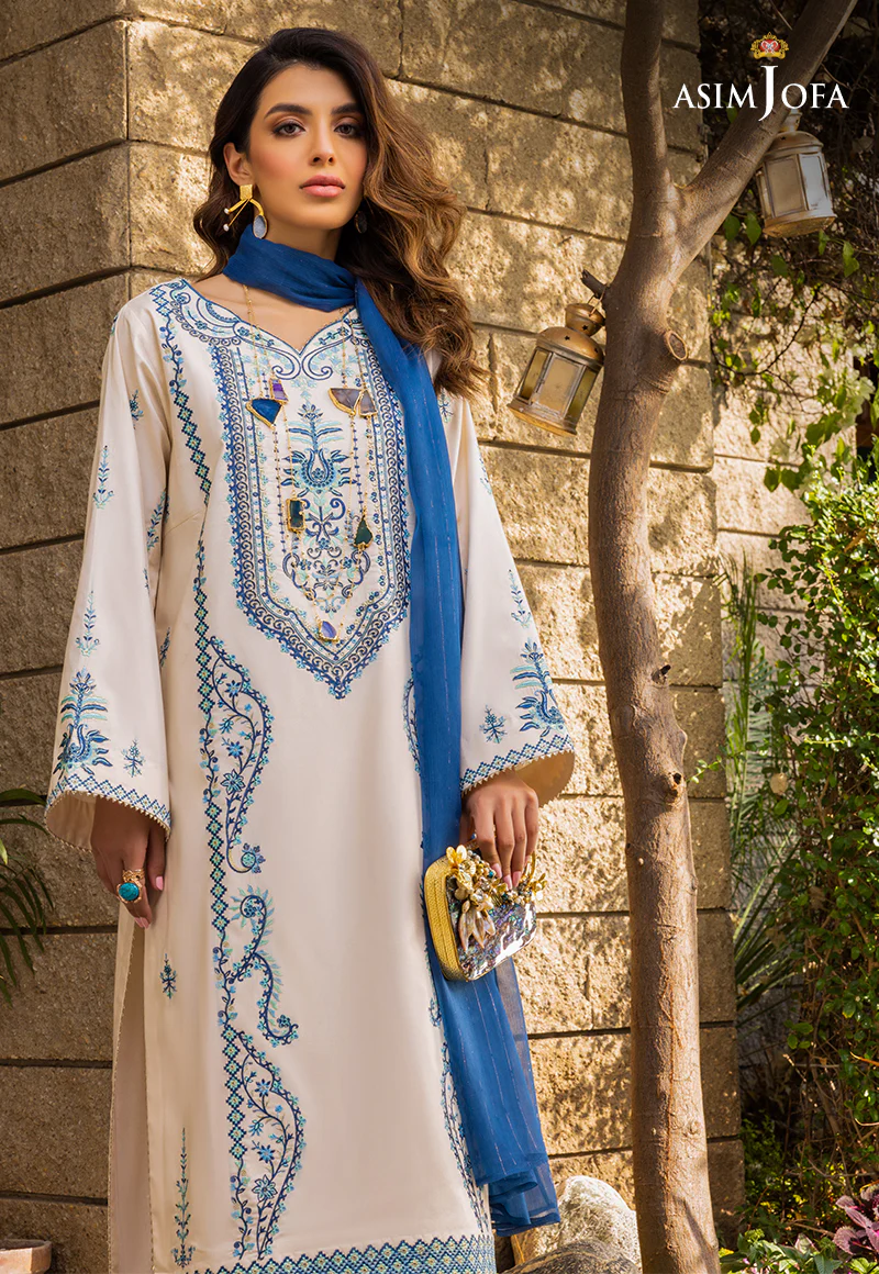 AJPE-09 (3-PC) EMBROIDERED CAMBRIC 3 PCS - Image 3