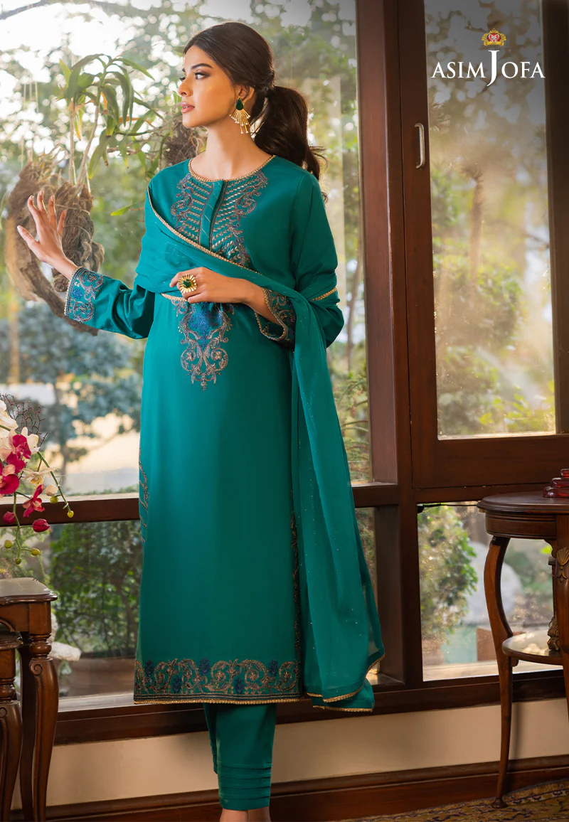 AJPE-19 (3-PC) EMBROIDERED CAMBRIC 3 PCS - Image 4