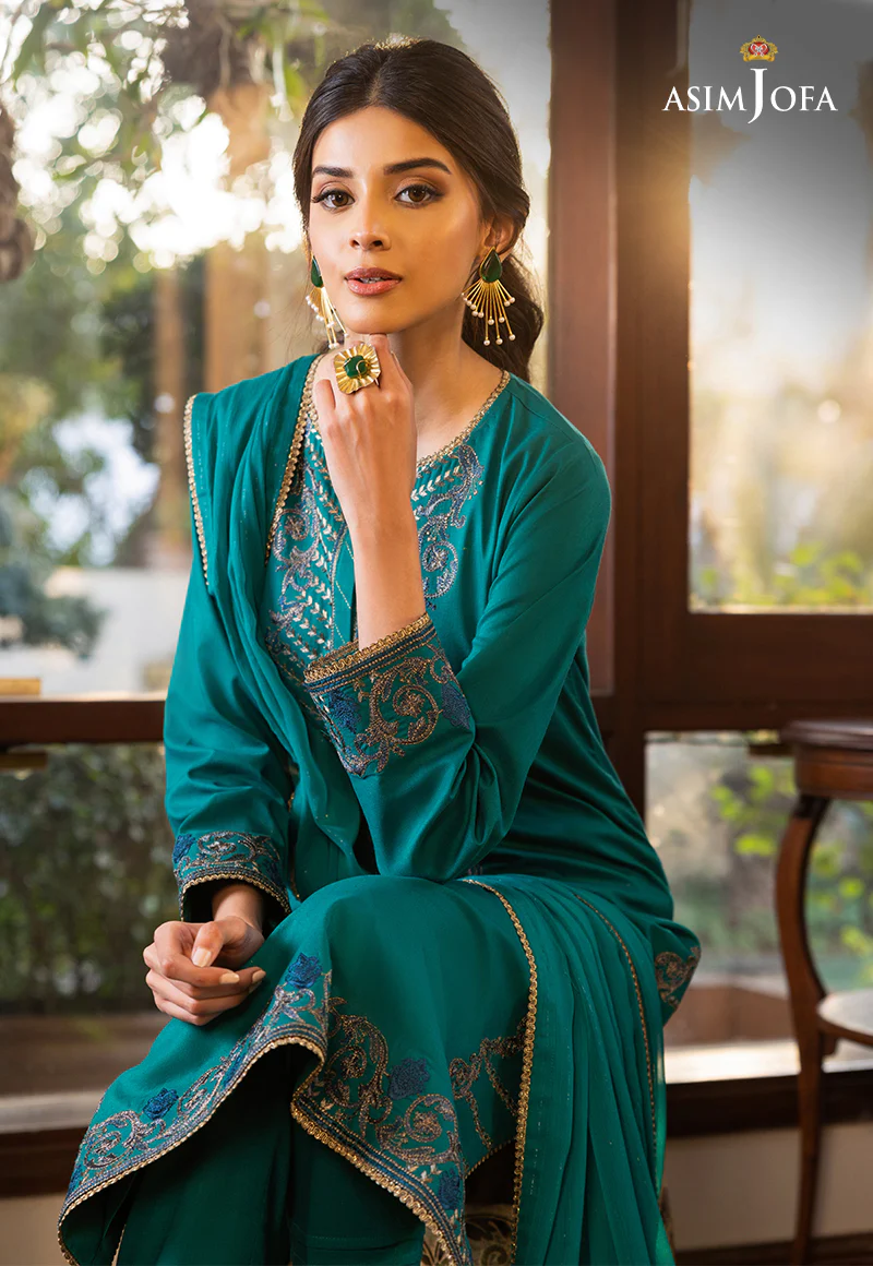 AJPE-19 (3-PC) EMBROIDERED CAMBRIC 3 PCS - Image 8