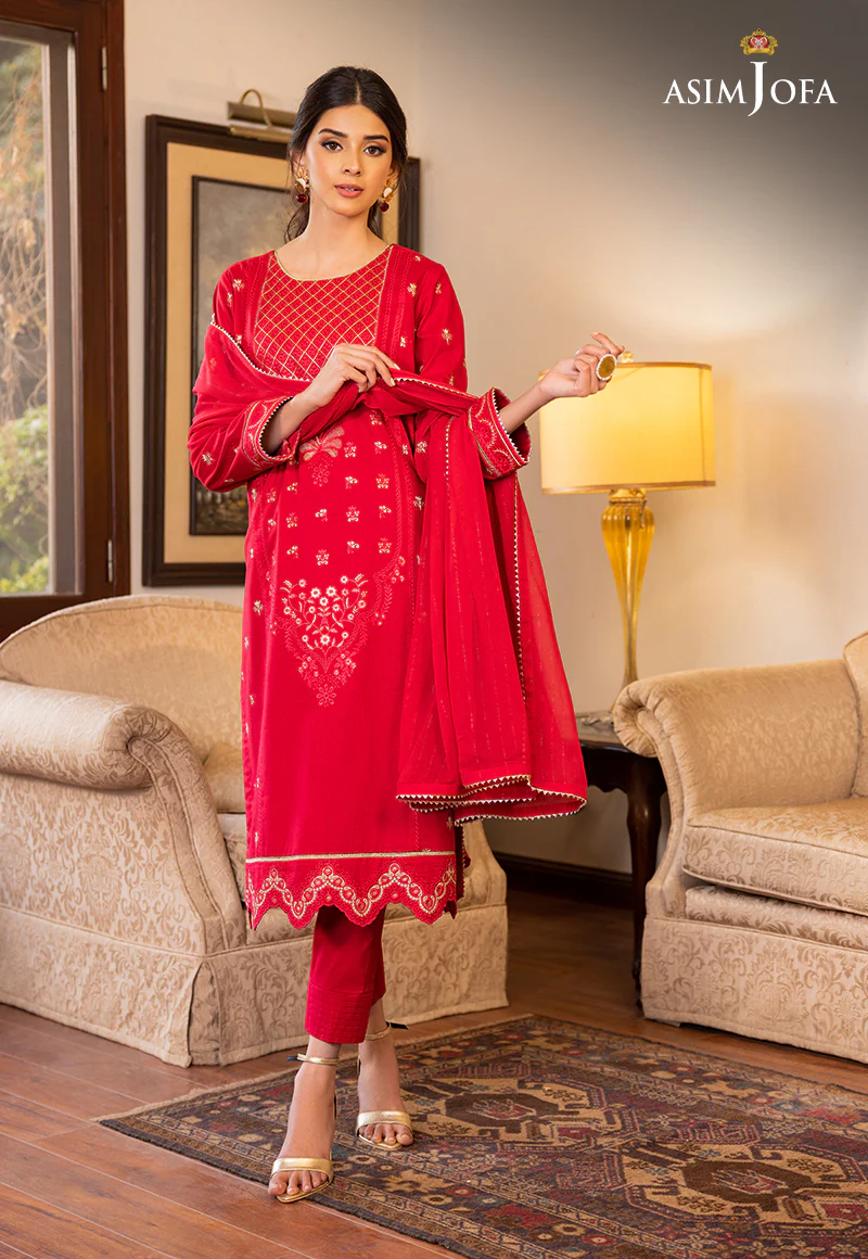 AJPE-22 (3-PC) EMBROIDERED CAMBRIC 3 PCS - Image 6