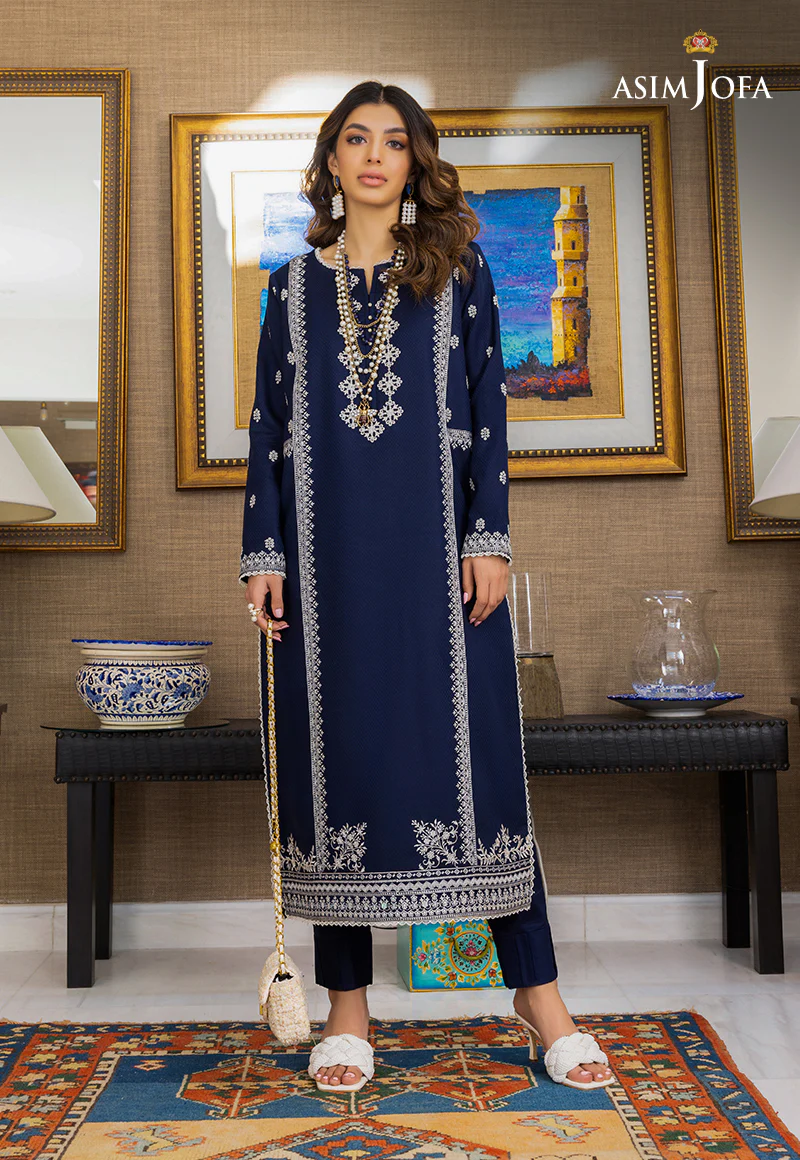 AJPE-29 (2-PC) EMBROIDERED SELF JACQUARD 2 PCS - Image 5