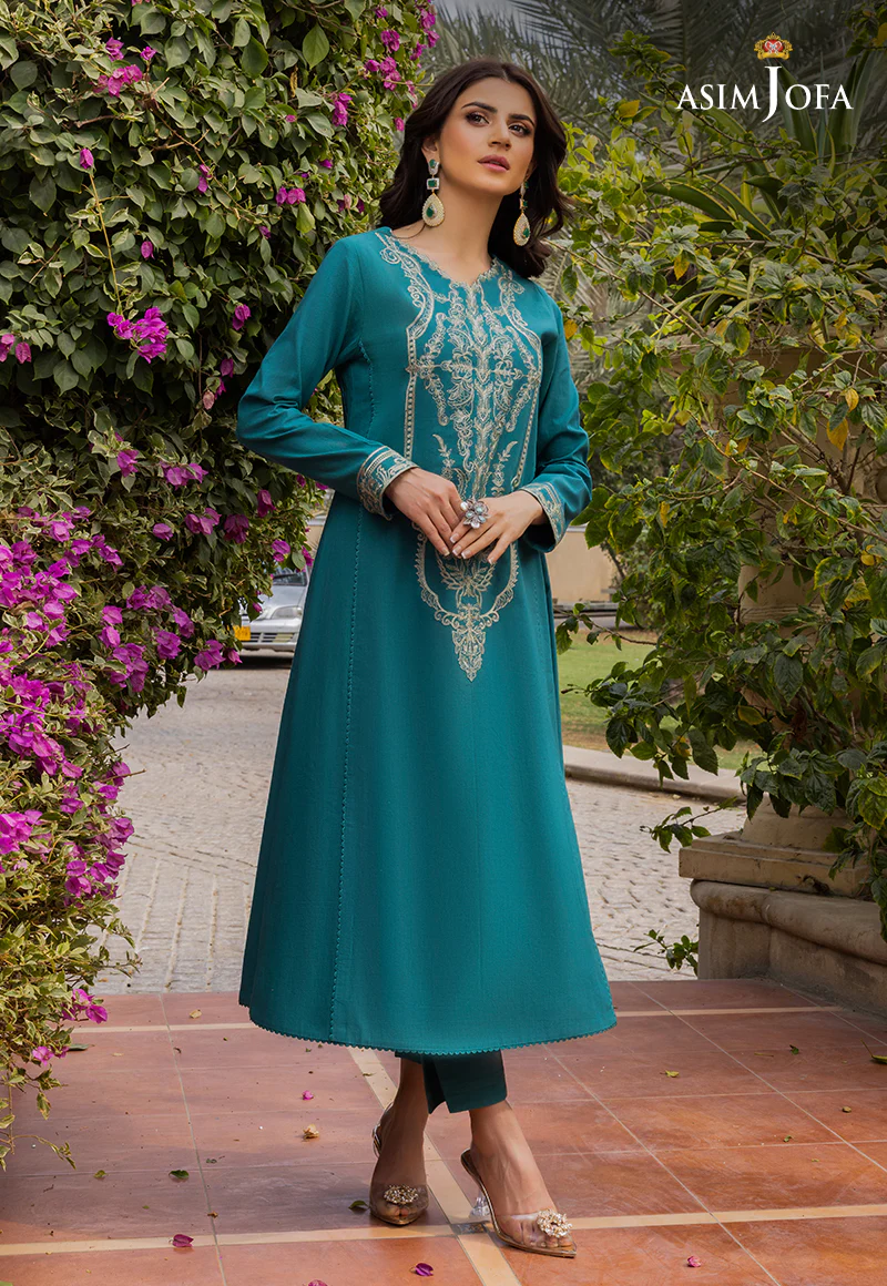 AJPE-34 (2-PC) EMBROIDERED CAMBRIC 2 PCS - Image 3