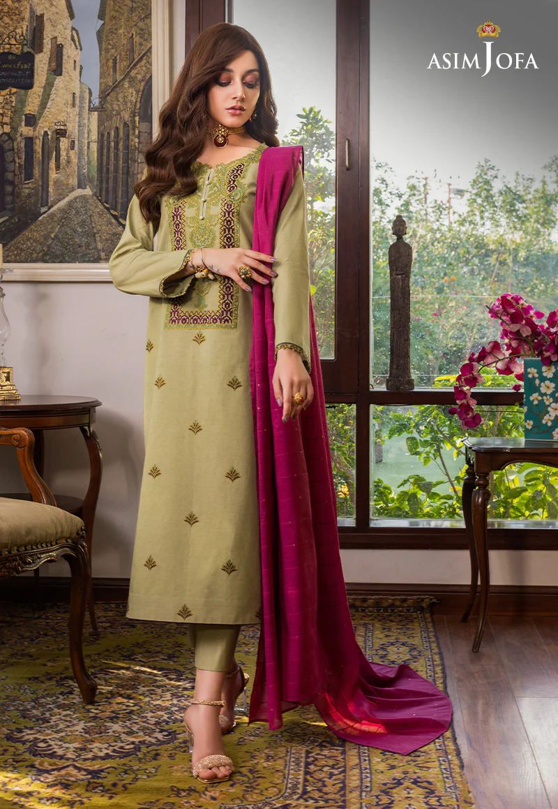 AJPE-41 (2-PC) EMBROIDERED CAMBRIC 2 PCS - Image 2