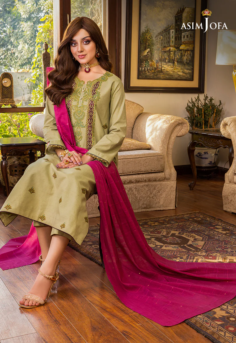 AJPE-41 (2-PC) EMBROIDERED CAMBRIC 2 PCS - Image 3