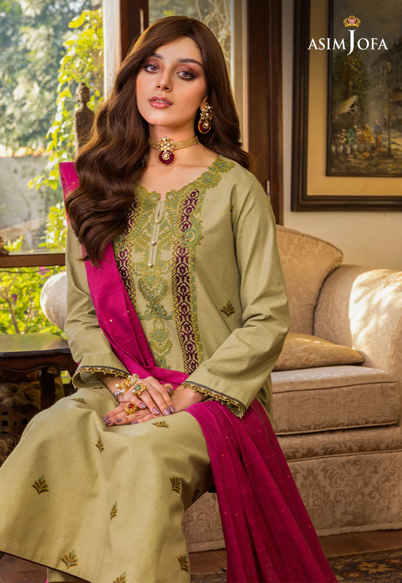 AJPE-41 (2-PC) EMBROIDERED CAMBRIC 2 PCS - Image 4