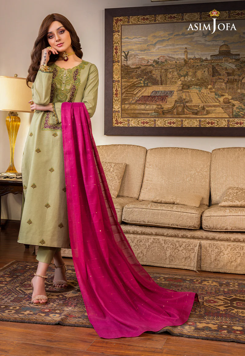 AJPE-41 (2-PC) EMBROIDERED CAMBRIC 2 PCS - Image 8