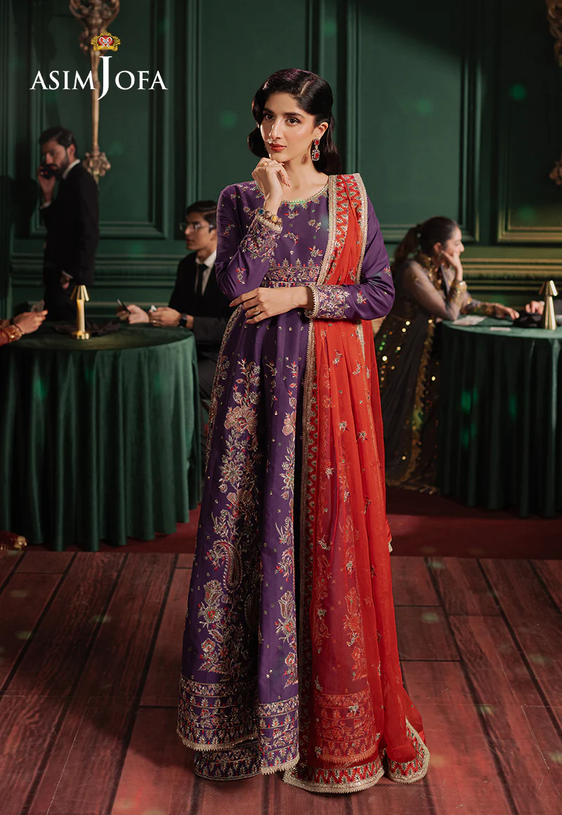 AJPF-23 EMBROIDERED LAWN SILK 3 PCS - Image 3