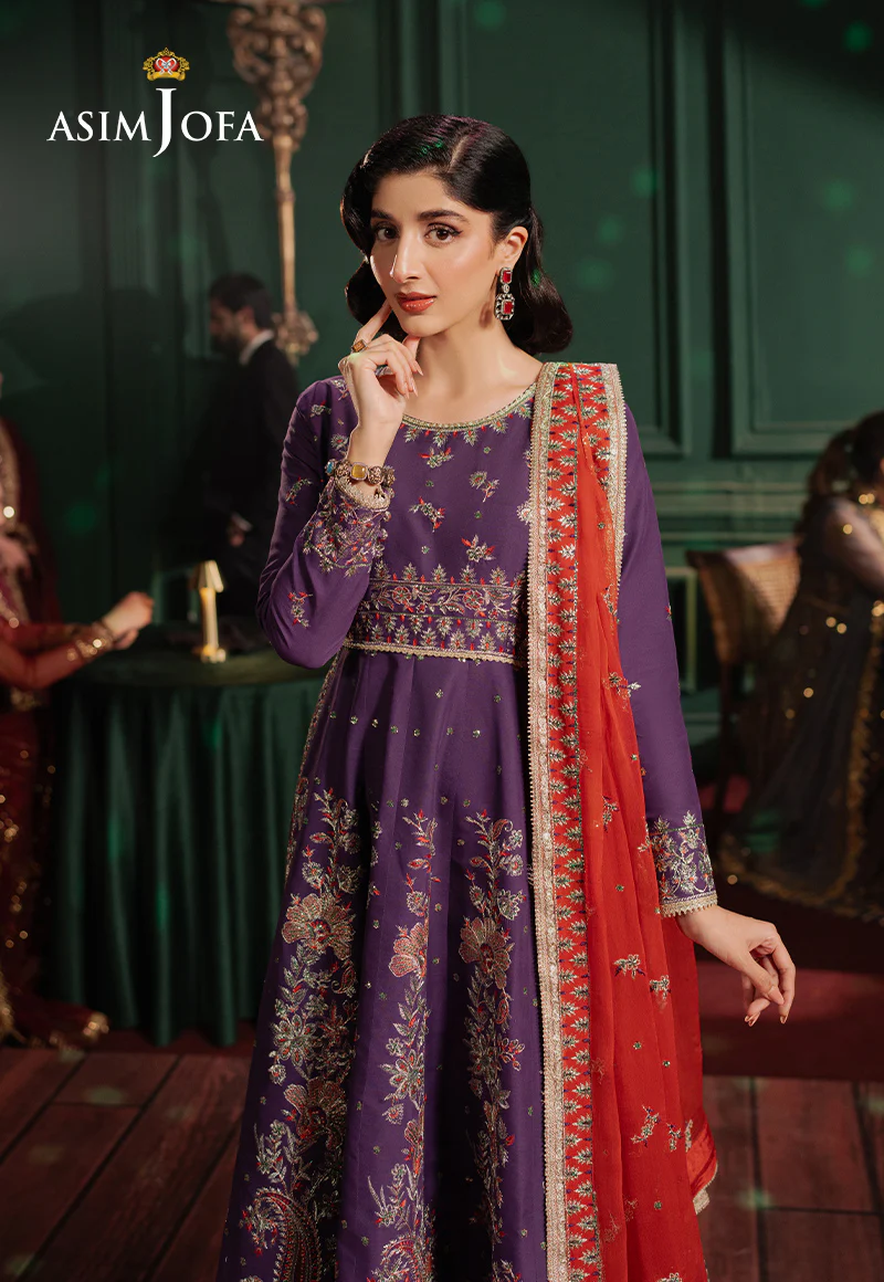 AJPF-23 EMBROIDERED LAWN SILK 3 PCS - Image 4