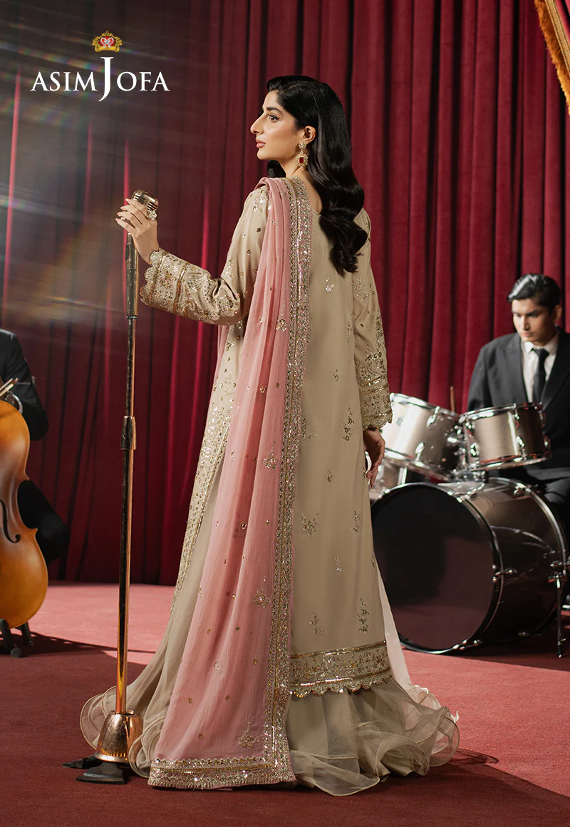 AJPF-24 EMBROIDERED SPUN RAW SILK 3 PCS - Image 2