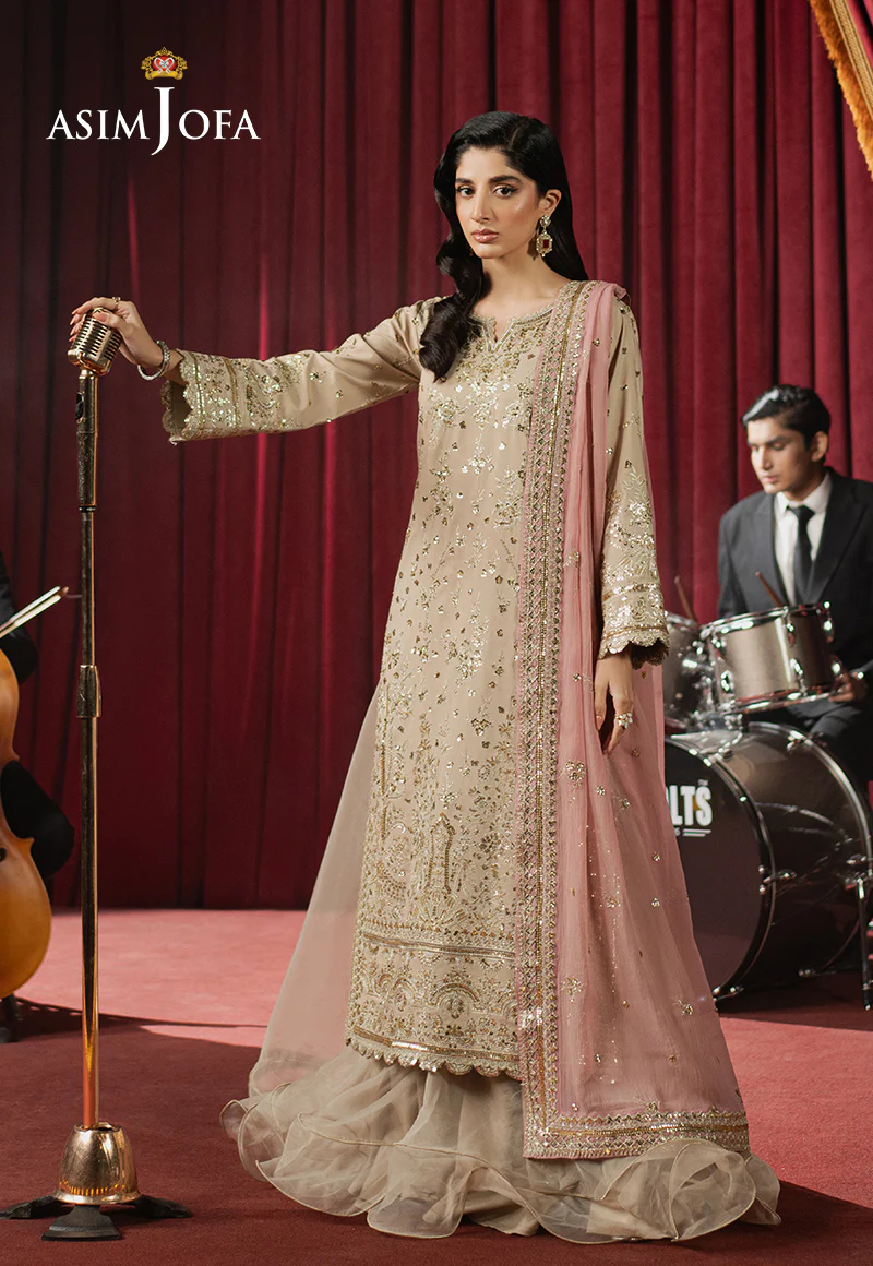 AJPF-24 EMBROIDERED SPUN RAW SILK 3 PCS - Image 3