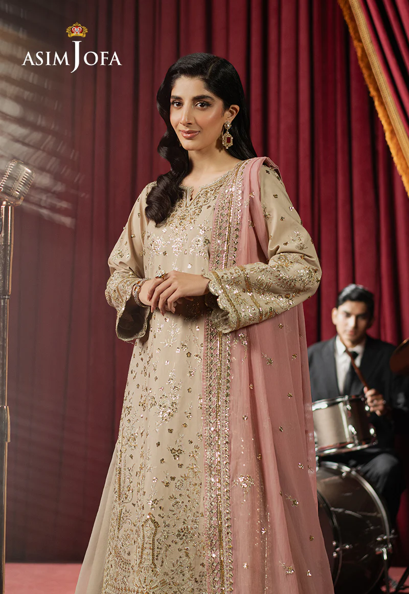 AJPF-24 EMBROIDERED SPUN RAW SILK 3 PCS - Image 4