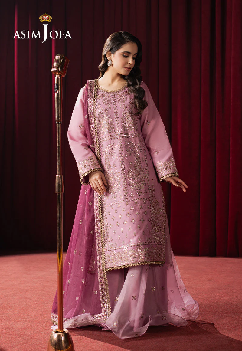 AJPFD-14 EMBROIDERED SILK Stitched 3PCS - Image 3